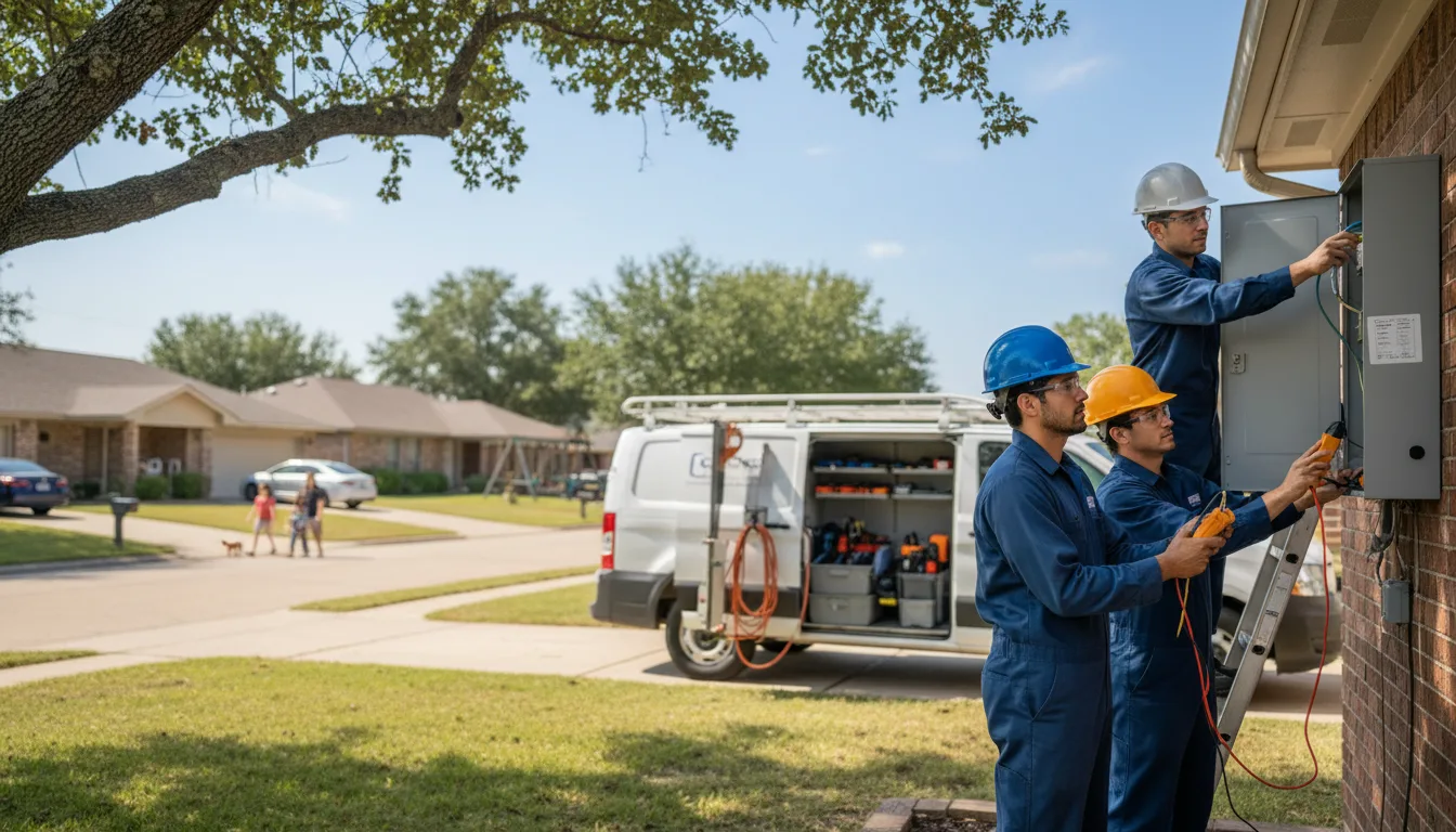 Certified electrician providing emergency electrical services in Dixie, GA